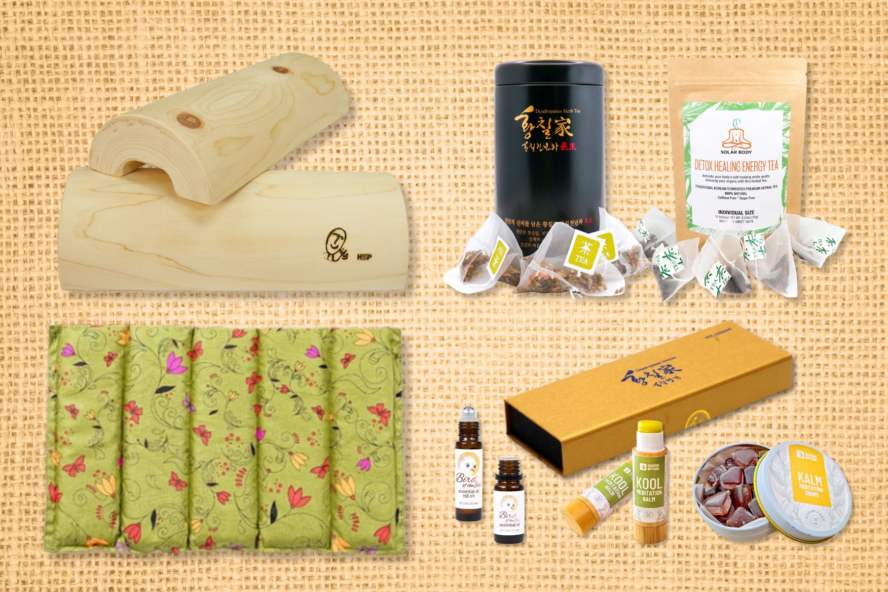 A curated Body & Brain wellness gift box